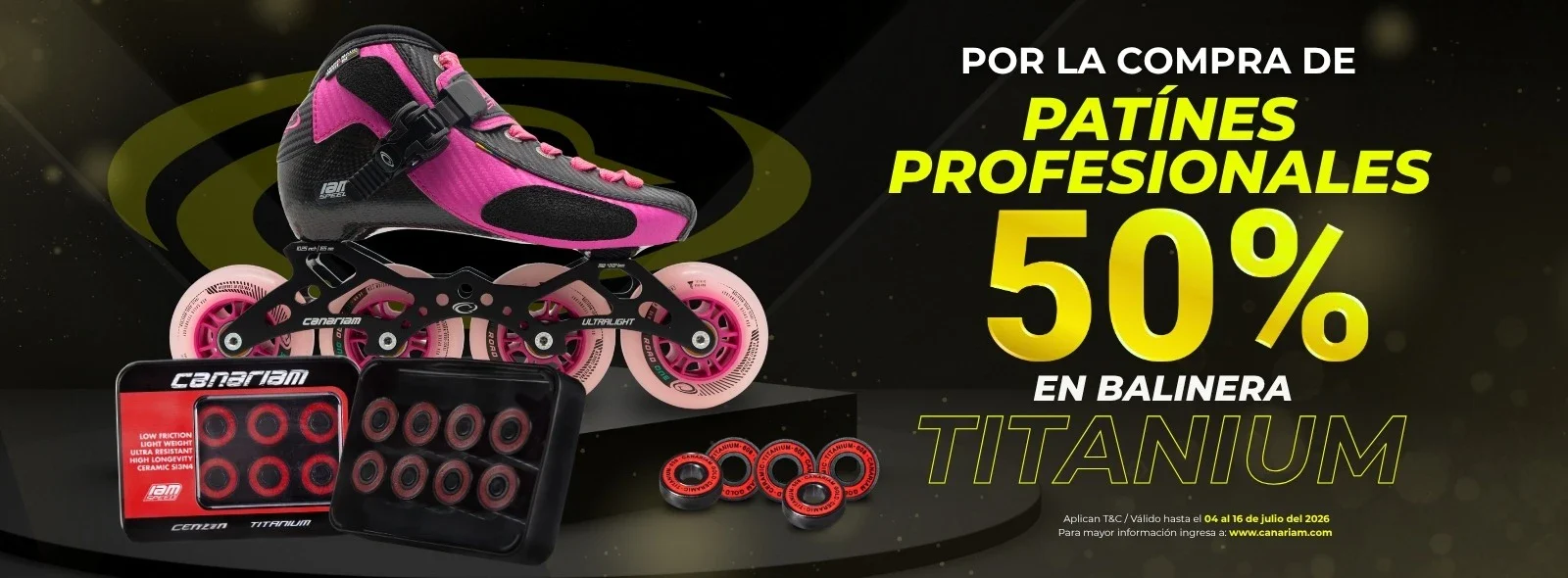 Domina la pista con Canariam