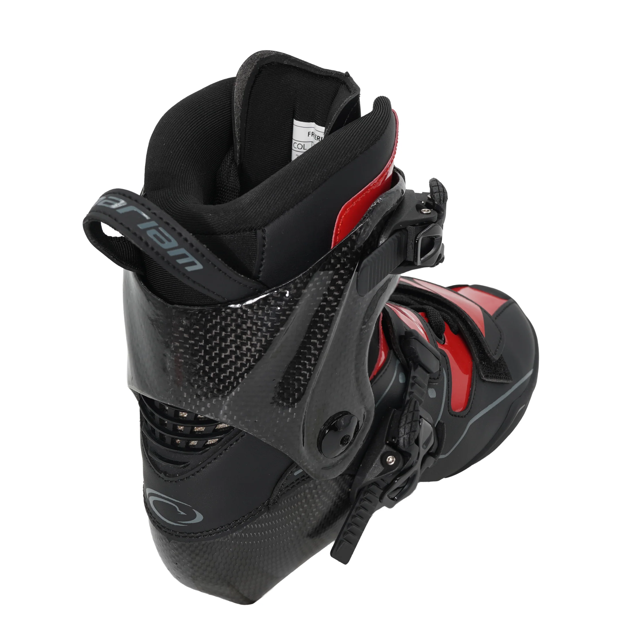 Bota Freeride Urban Negro x Rojo Brillante - Image 3
