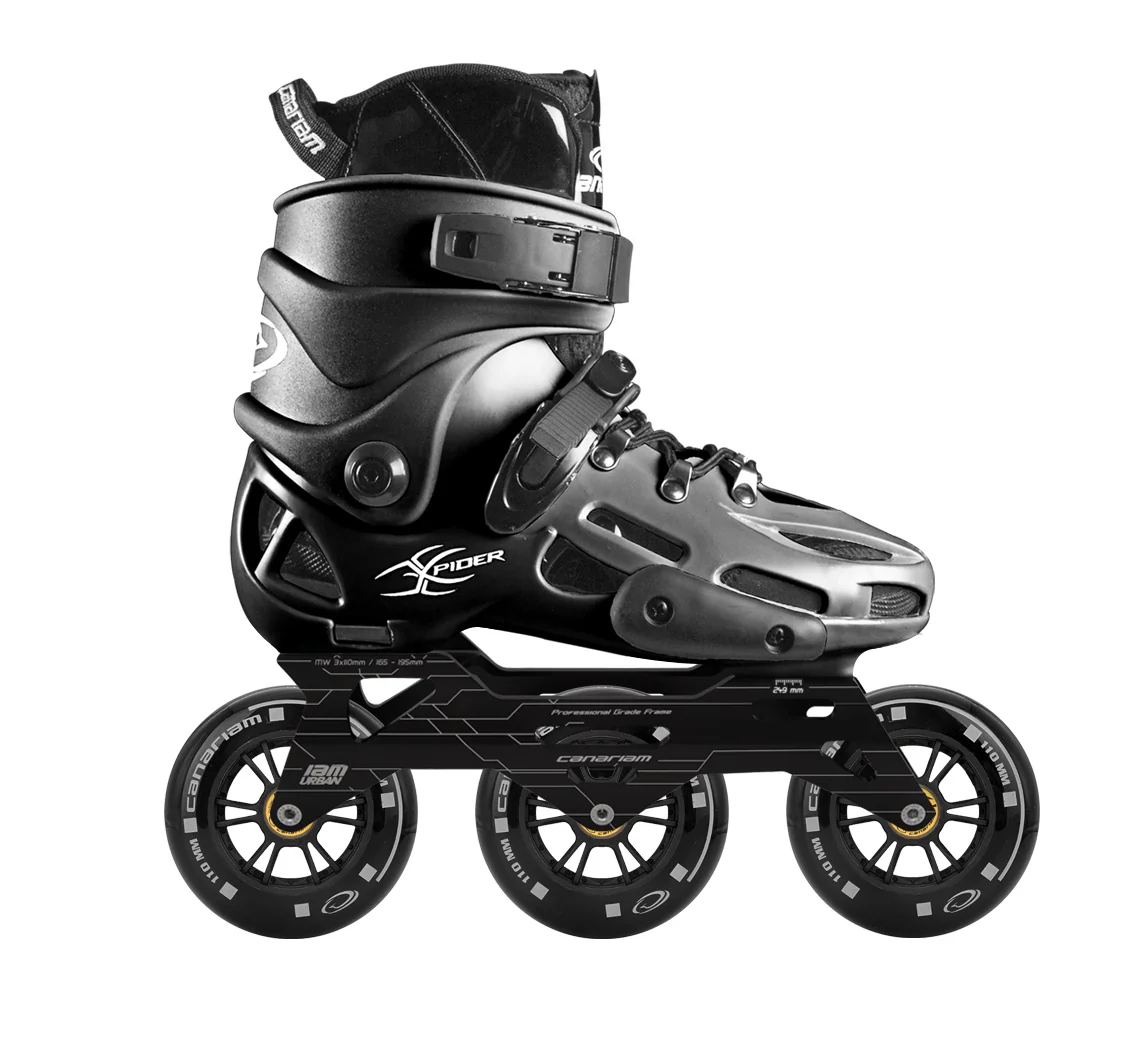 Xpider Rex 9.8 Canariam Xlide Negra 3x110mm - Image 3